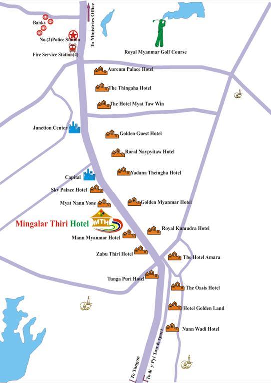 Mingalar Thiri Hotell Naypyidaw Exteriör bild
